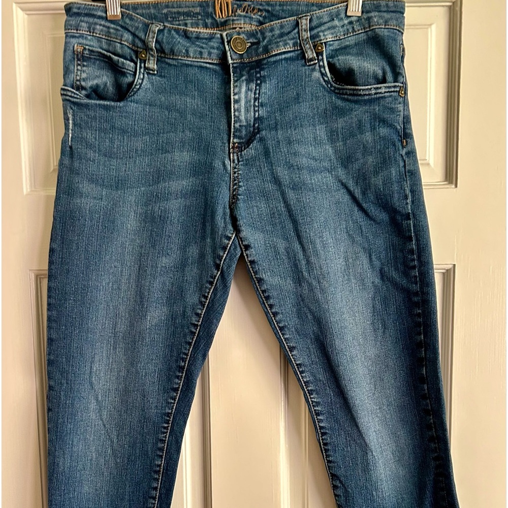 Kut from the Kloth Katy Botfriend Blue Jeans, size 8
